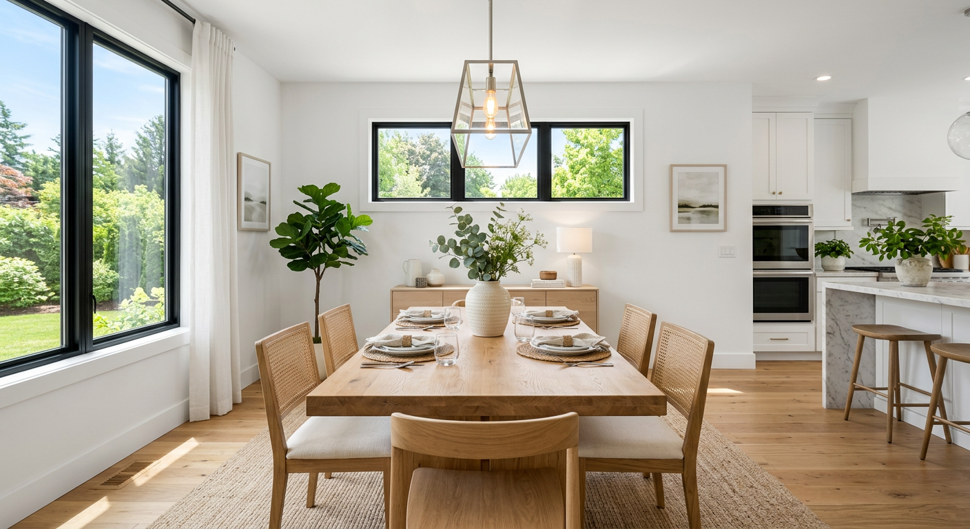 Open dining area